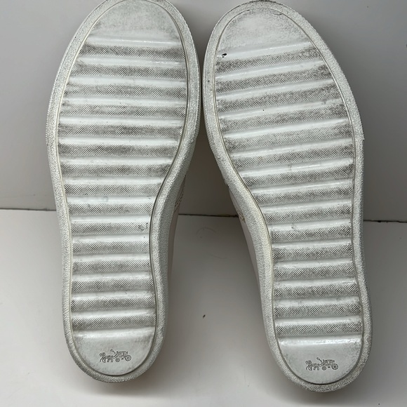 Coach Chalk Tea Rose Floral Slip On Sneakers 8.5 - Picture 12 of 16